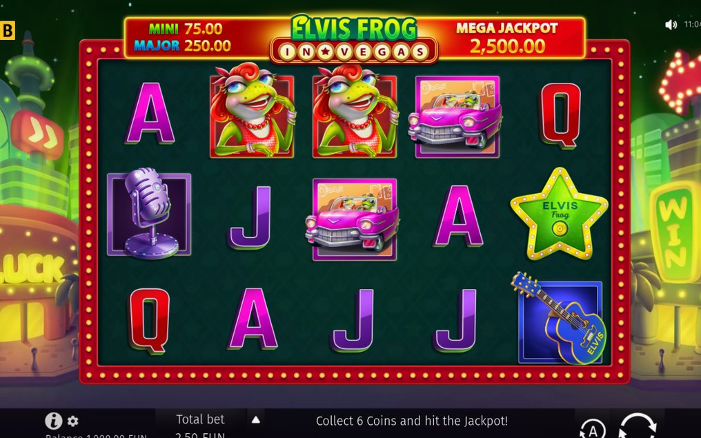 Elvis Frog in Vegas