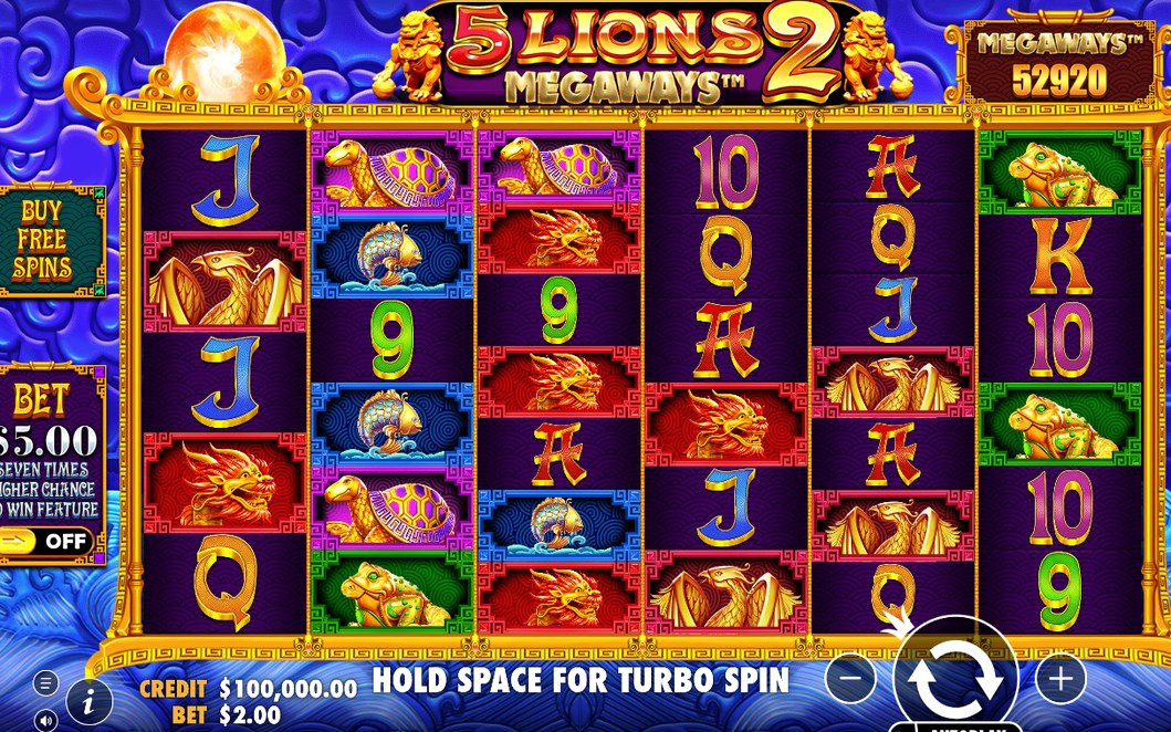 5 Lions Megaways 2