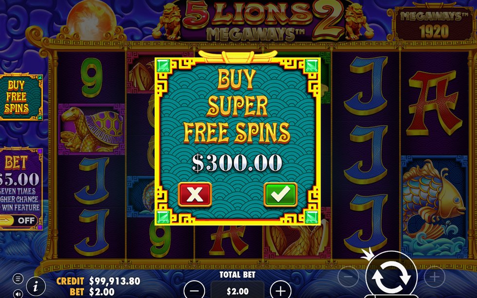 Bonusrunda med de åtta rutorna för Free Spins
